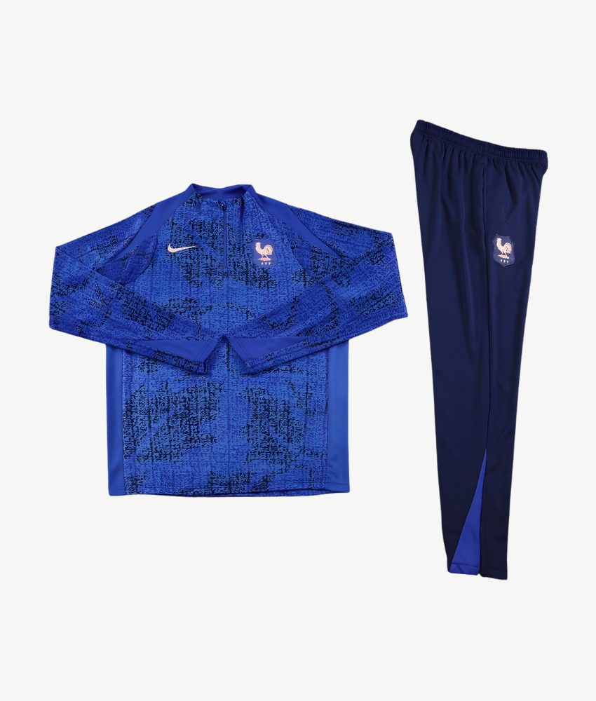 FRANCE 2026 ROYAL BLUE 1/4 ZIP TRACKSUIT