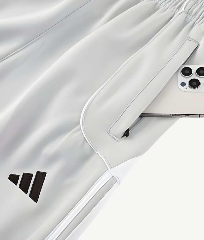 REAL MADRID 2025/26 WHITE FULL ZIP TRACKSUIT