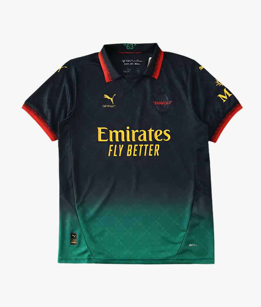 AC MILAN "OFF" FASHION COLLAB 2024/25 SPECIAL EDITION SHIRT - CLEAR OUT