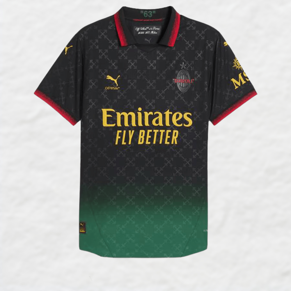 AC MILAN "OFF" FASHION COLLAB 2024/25 SPECIAL EDITION SHIRT-Shirt - False9Fits