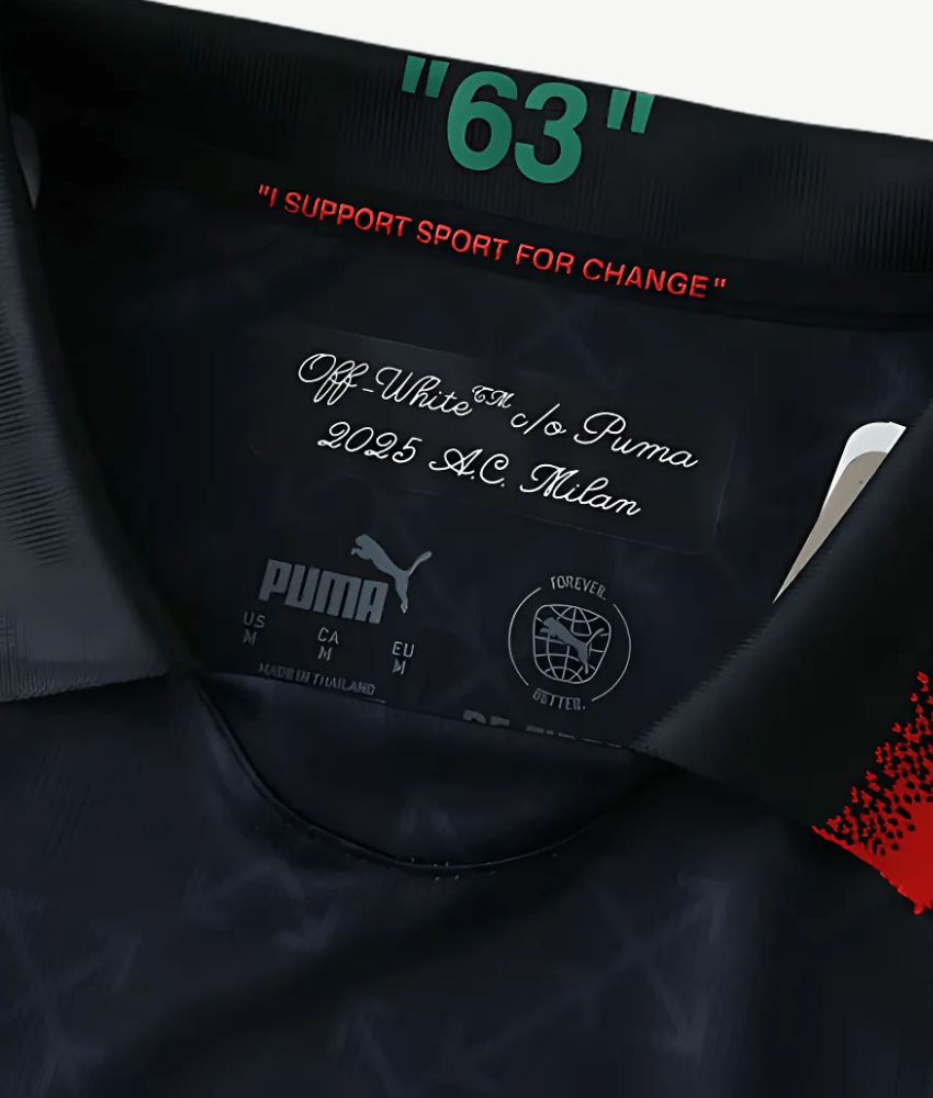 AC MILAN "OFF" FASHION COLLAB 2024/25 SPECIAL EDITION SHIRT - CLEAR OUT