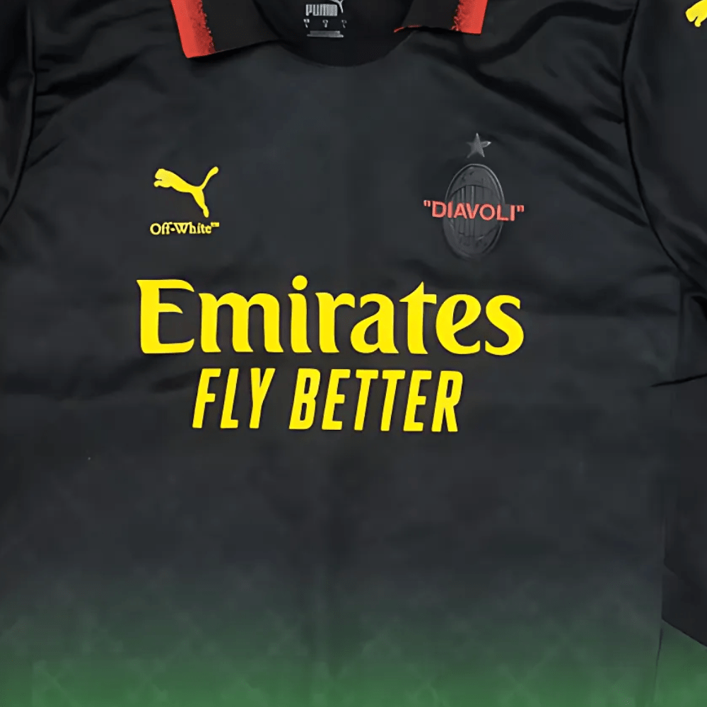 AC MILAN "OFF" FASHION COLLAB 2024/25 SPECIAL EDITION SHIRT-Shirt - False9Fits