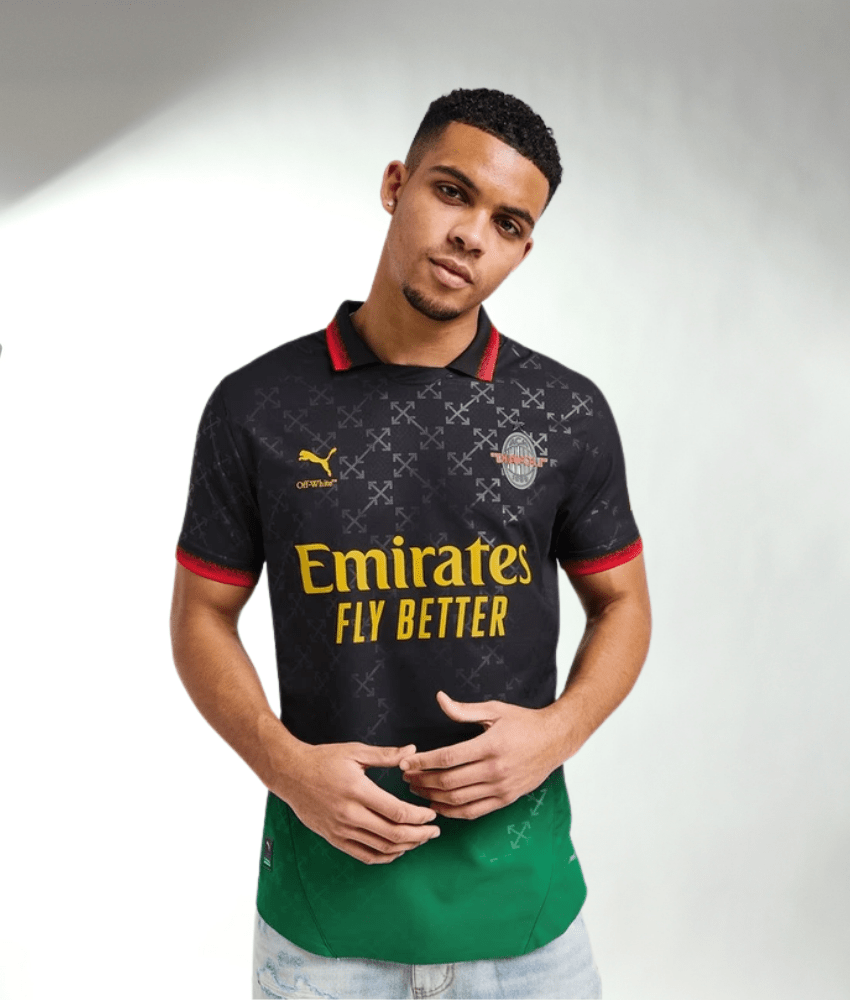 AC MILAN "OFF" FASHION COLLAB 2024/25 SPECIAL EDITION SHIRT-Shirt - False9Fits