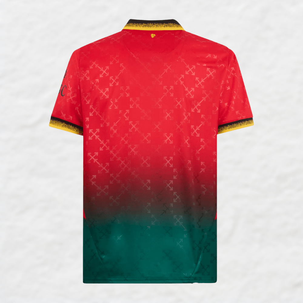AC MILAN "OFF" FASHION COLLAB RED 2024/25 SPECIAL EDITION SHIRT-Shirt - False9Fits