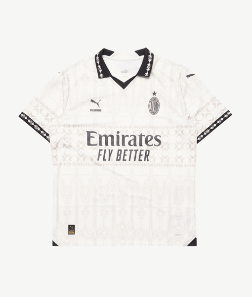 AC MILAN X PUMA X PLEASURES 2023/24 CREAM REPLICA SHIRT