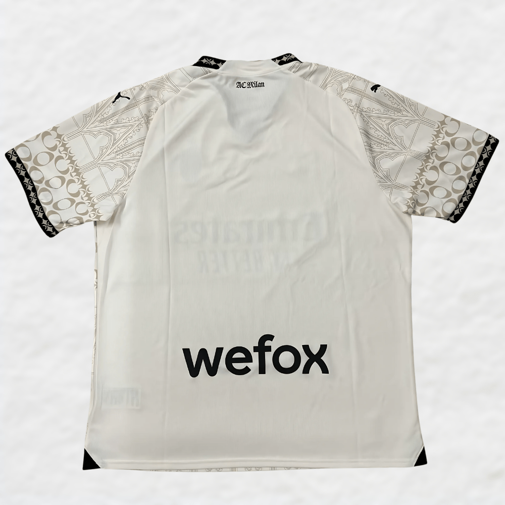 AC MILAN X PUMA X PLEASURES 2023/24 CREAM REPLICA SHIRT-Shirt - False9Fits