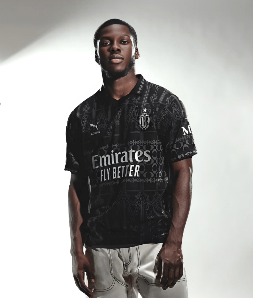 AC MILAN X PUMA X PLEASURES 2023/24 REPLICA SHIRT-Shirt - False9Fits