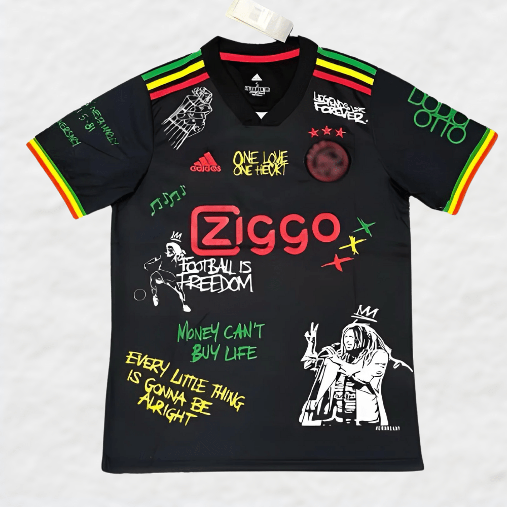 AJAX 2021/22 'BOB MARLEY' LIMITED EDITION SHIRT-Shirt - False9Fits