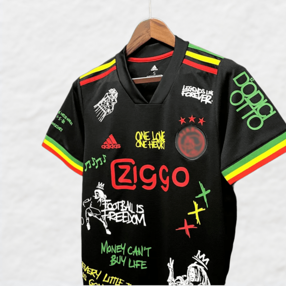 AJAX 2021/22 'BOB MARLEY' LIMITED EDITION SHIRT-Shirt - False9Fits