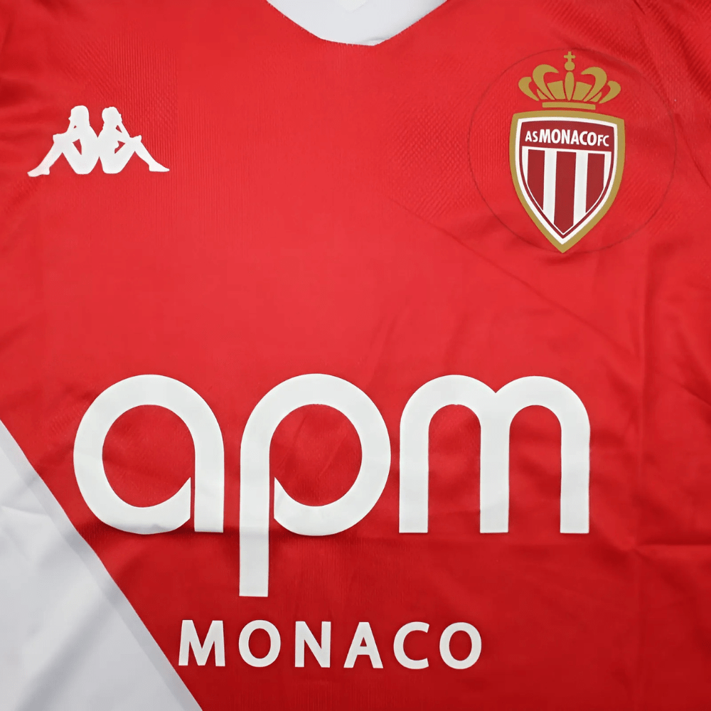 AS MONACO 2024/25 HOME SHIRT-Shirt - False9Fits