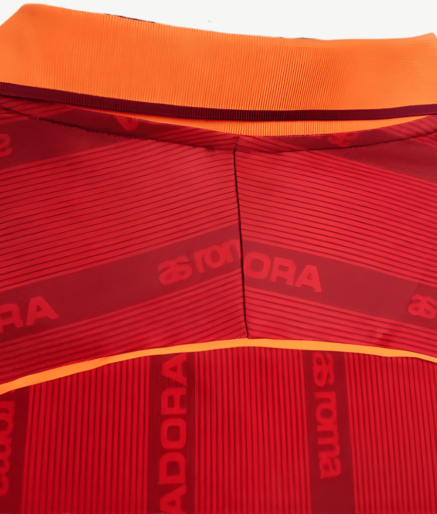 AS ROMA 1999/00 HOME SHIRT-Shirt - False9Fits