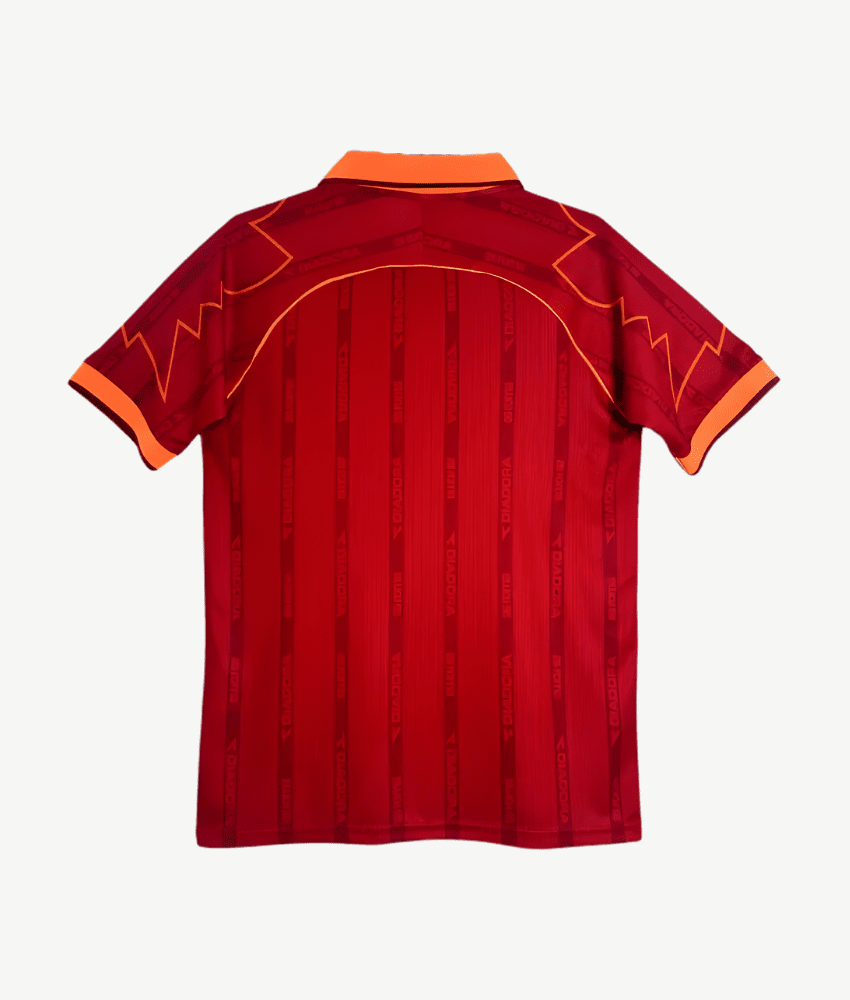 AS ROMA 1999/00 HOME SHIRT-Shirt - False9Fits