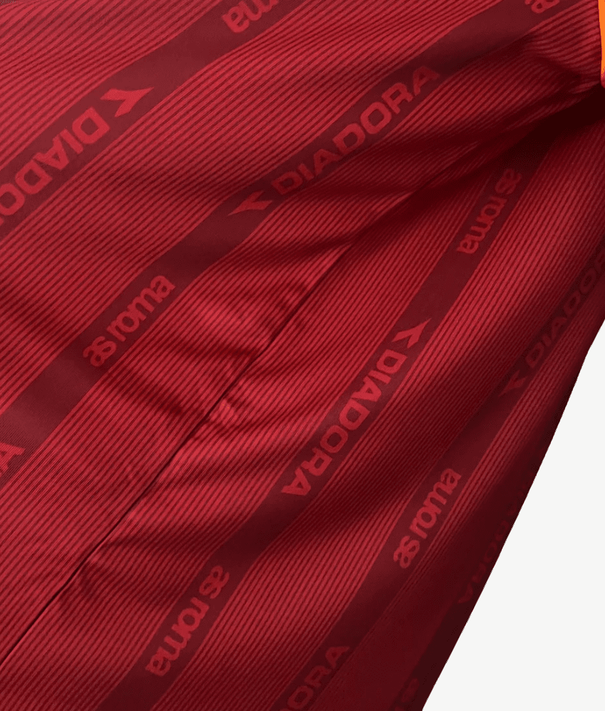 AS ROMA 1999/00 HOME SHIRT-Shirt - False9Fits