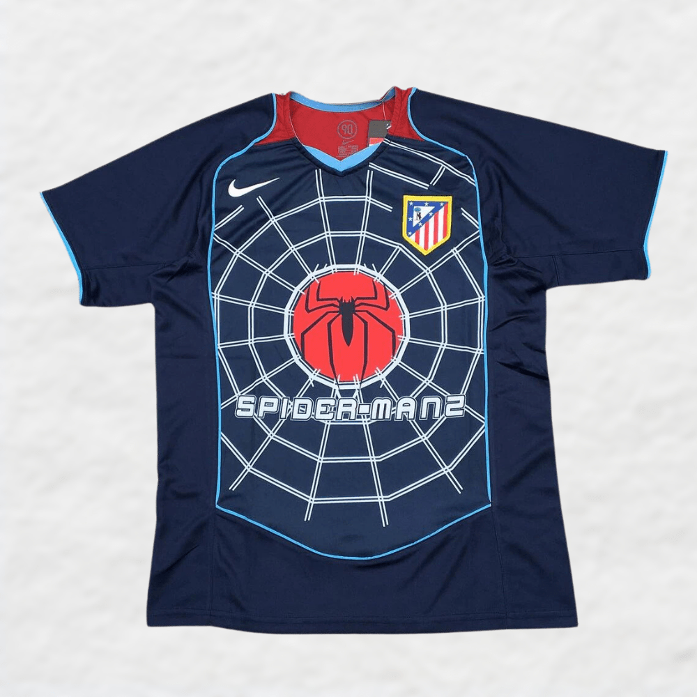 ATLETICO MADRID 2004/05 AWAY RETRO SHIRT-Shirt - False9Fits