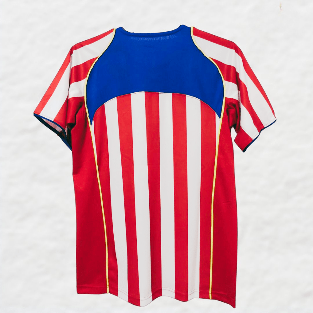 ATLETICO MADRID 2004/05 HOME RETRO SHIRT-Shirt - False9Fits