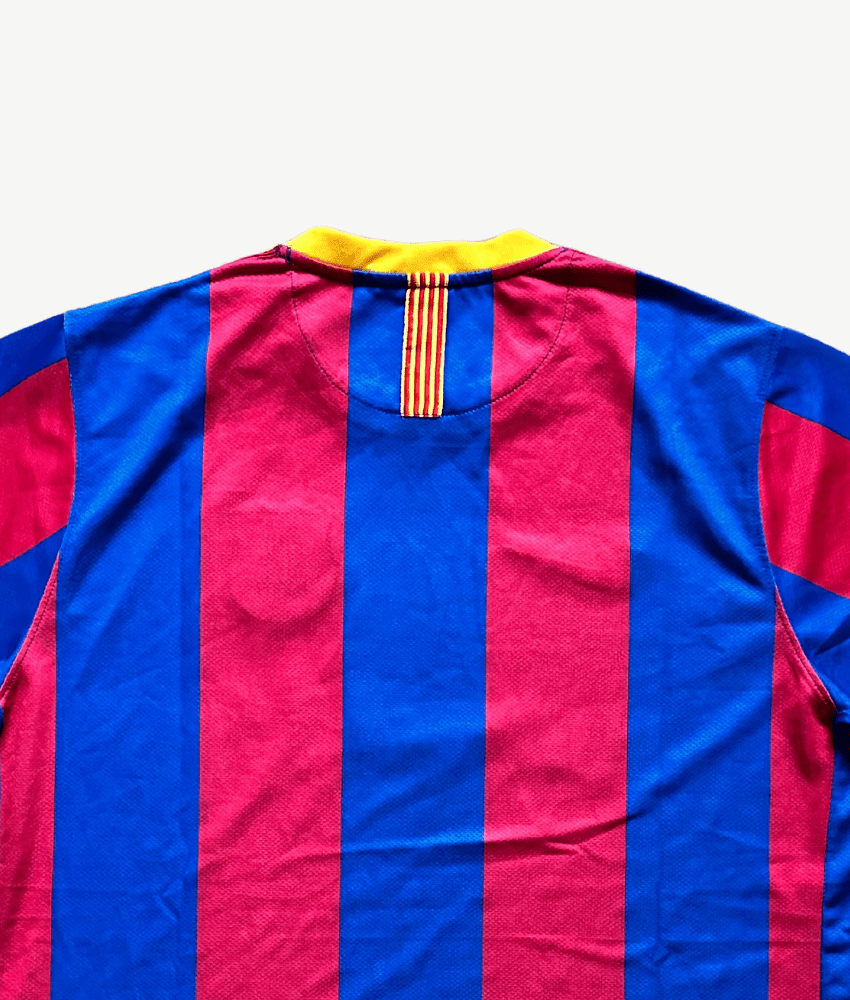 BARCELONA 2010/11 HOME RETRO SHIRT-Shirt - False9Fits