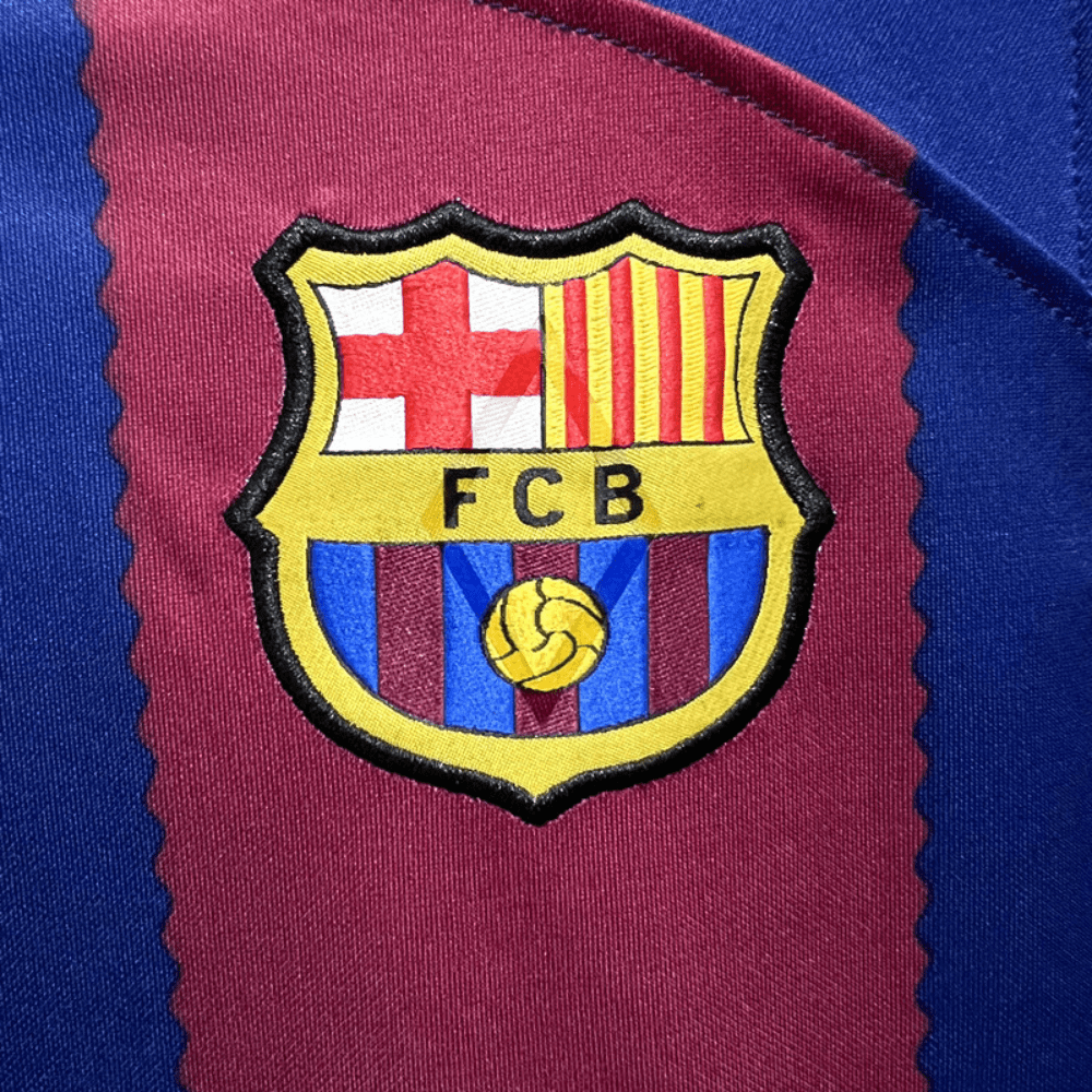 BARCELONA 2023/24 HOME KIT LONG SLEEVE - Shirt - False9Fits