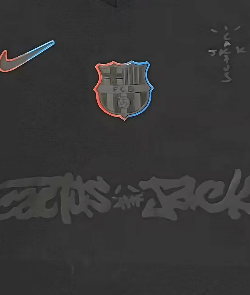 ウェア cactus jack FC Barcelona LOGO TEE Buy Cactus Jack by Travis Scott x FC Barcelona Washed Spray