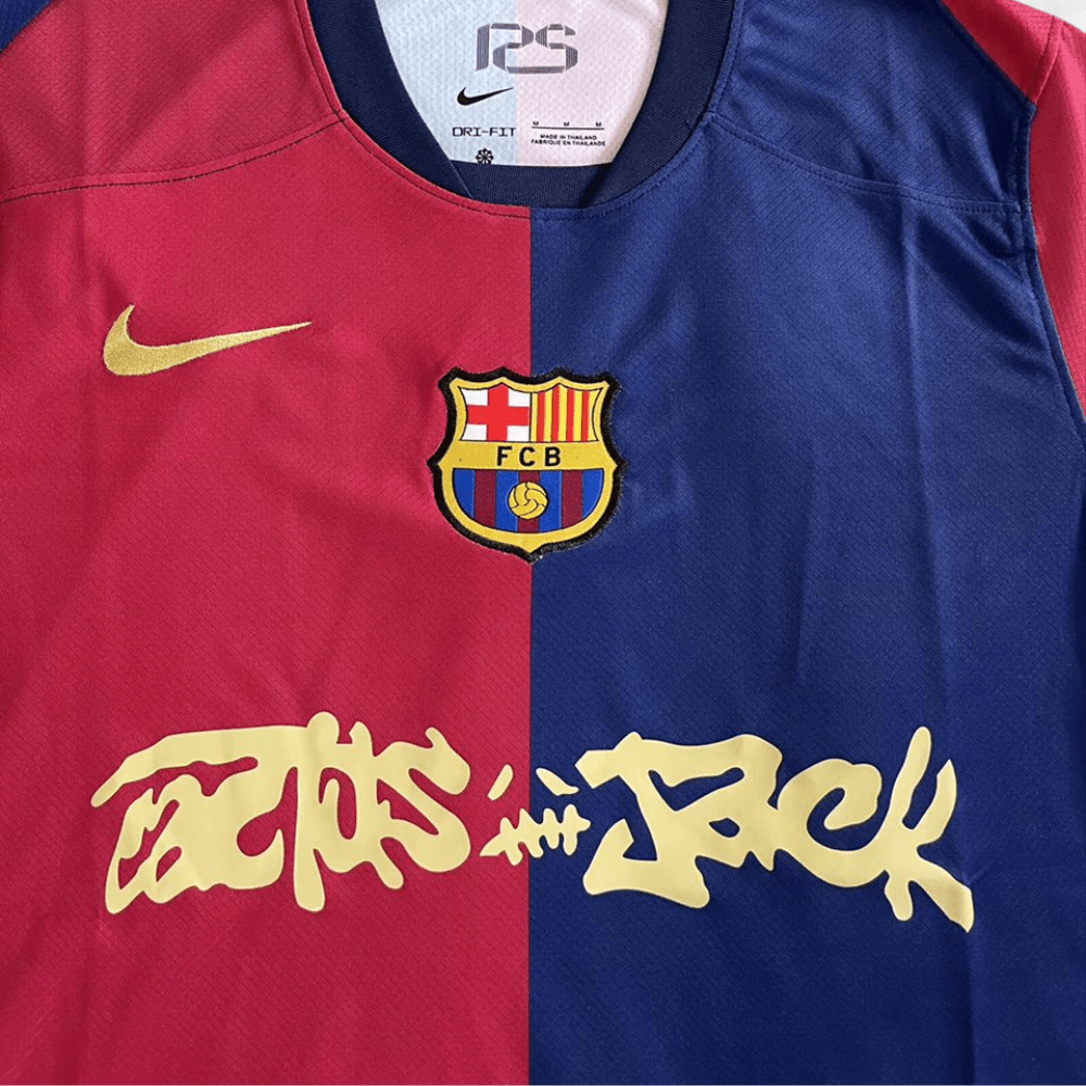 BARCELONA 2024/25 'CACTUS JACK' SPECIAL EDITION SHIRT-Shirt - False9Fits
