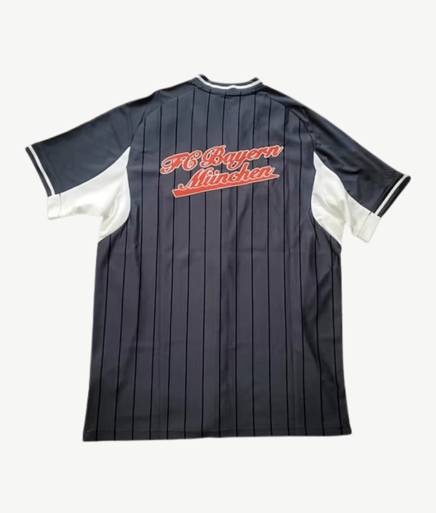 BAYERN MUNICH 2025/26 RETRO BASEBALL SHIRT-Shirt - False9Fits