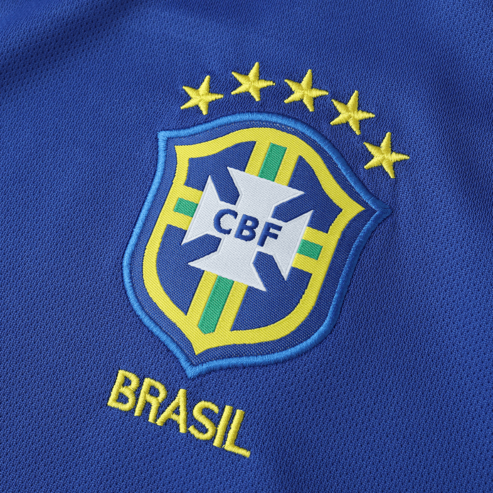 BRAZIL 2004 RETRO AWAY SHIRT-Shirt - False9Fits