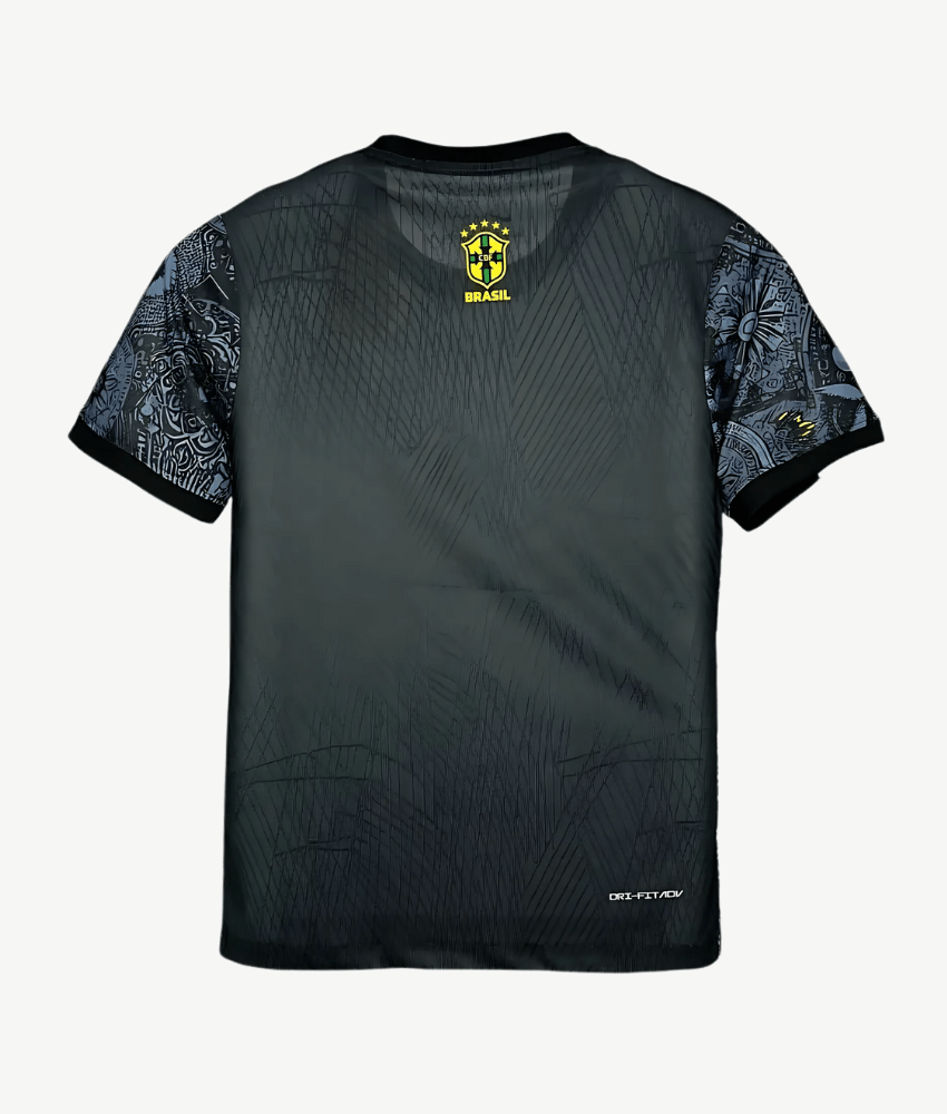 BRAZIL 2024/25 BLACK 'CHRIST THE REDEEMER' SPECIAL EDITION SHIRT-Shirt - False9Fits