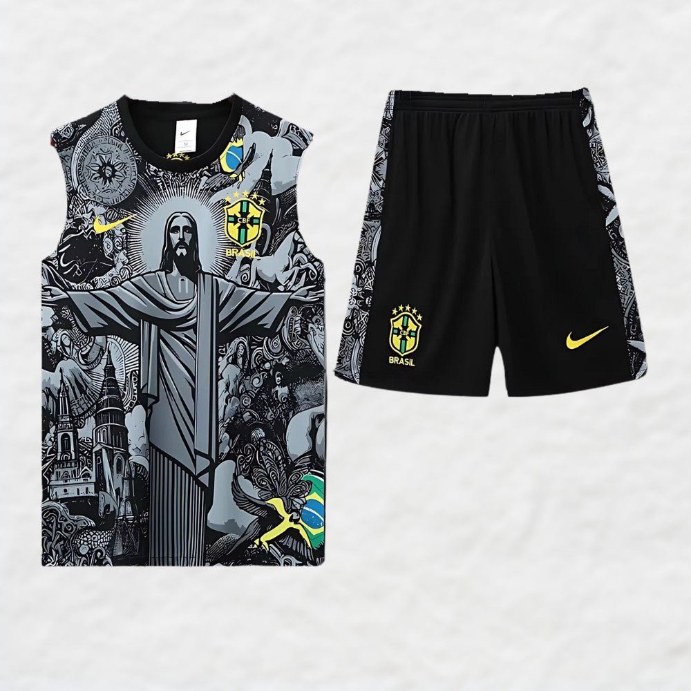 BRAZIL 2024/25 'CHRIST THE REDEEMER' VEST SUMMER SET - Vest Set - False9Fits