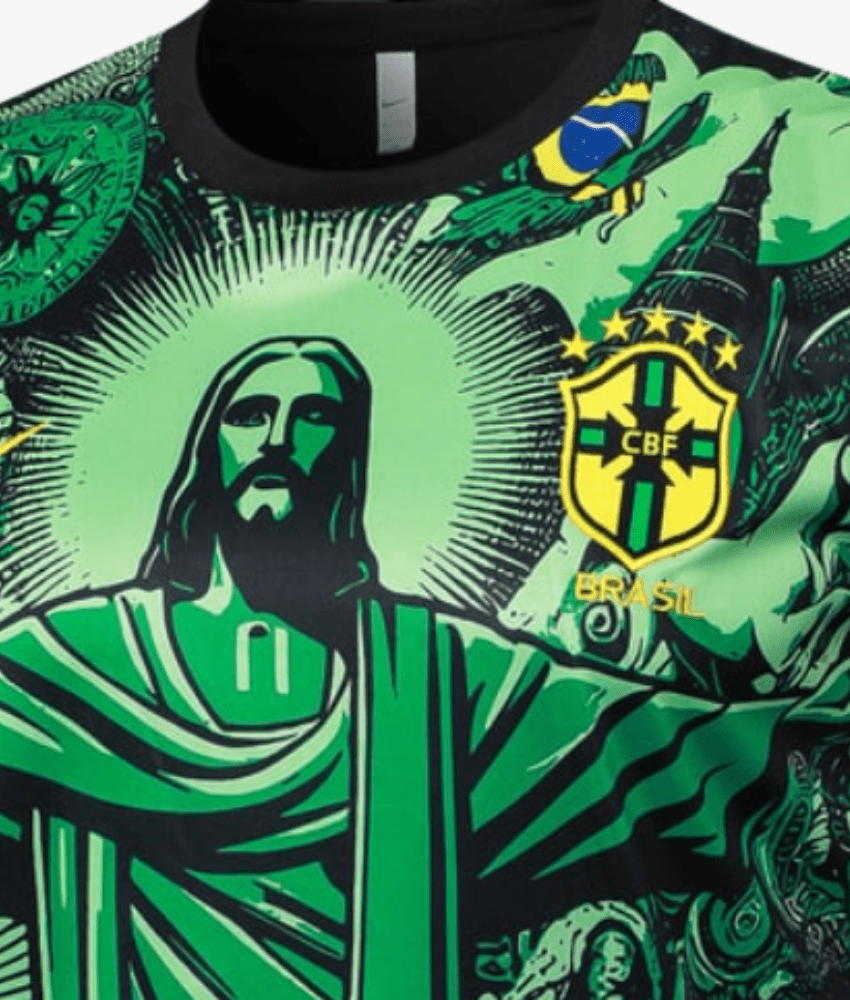 BRAZIL 2024/25 GREEN 'CHRIST THE REDEEMER' VEST SUMMER SET - Vest Set - False9Fits