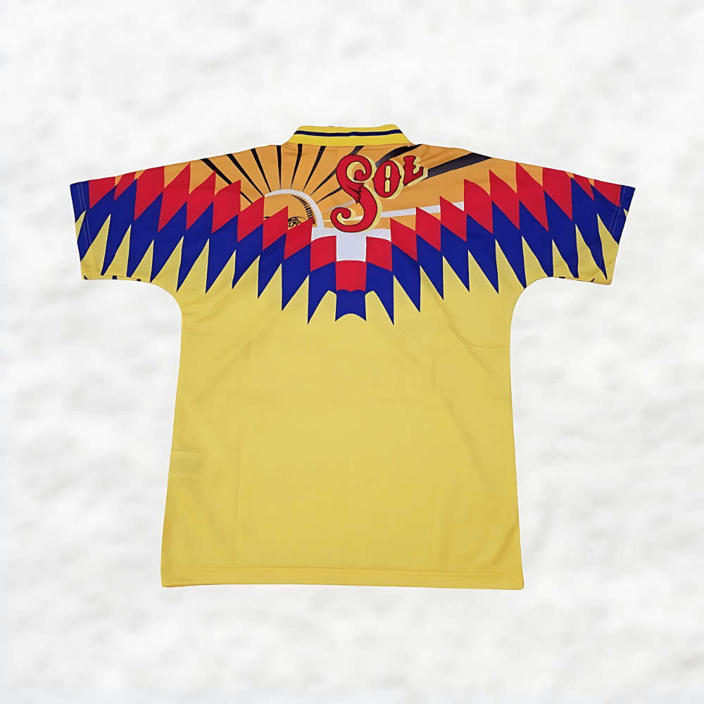 CLUB AMERICA 1995/98 HOME 'SOL' RETRO SHIRT-Shirt - False9Fits
