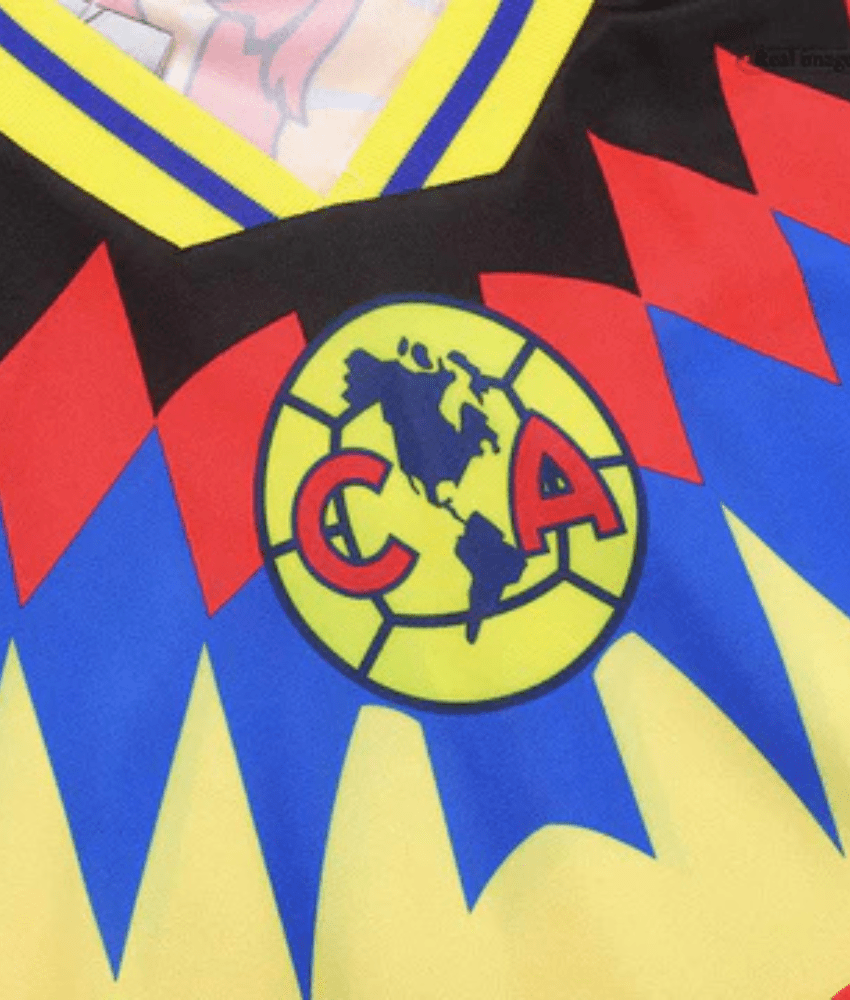 CLUB AMERICA 1995/98 HOME 'SOL' RETRO SHIRT - CLEAR OUT