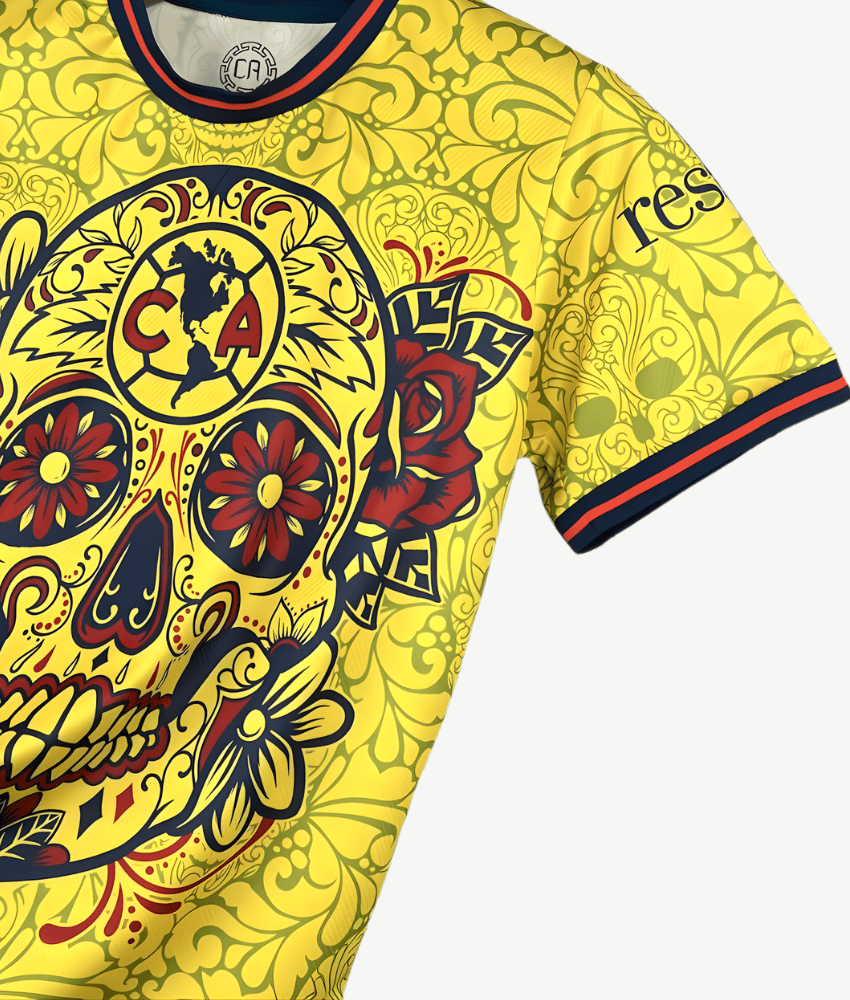 CLUB AMERICA 2025/26 YELLOW HALLOWEEN SPECIAL EDITION SHIRT-Shirt - False9Fits