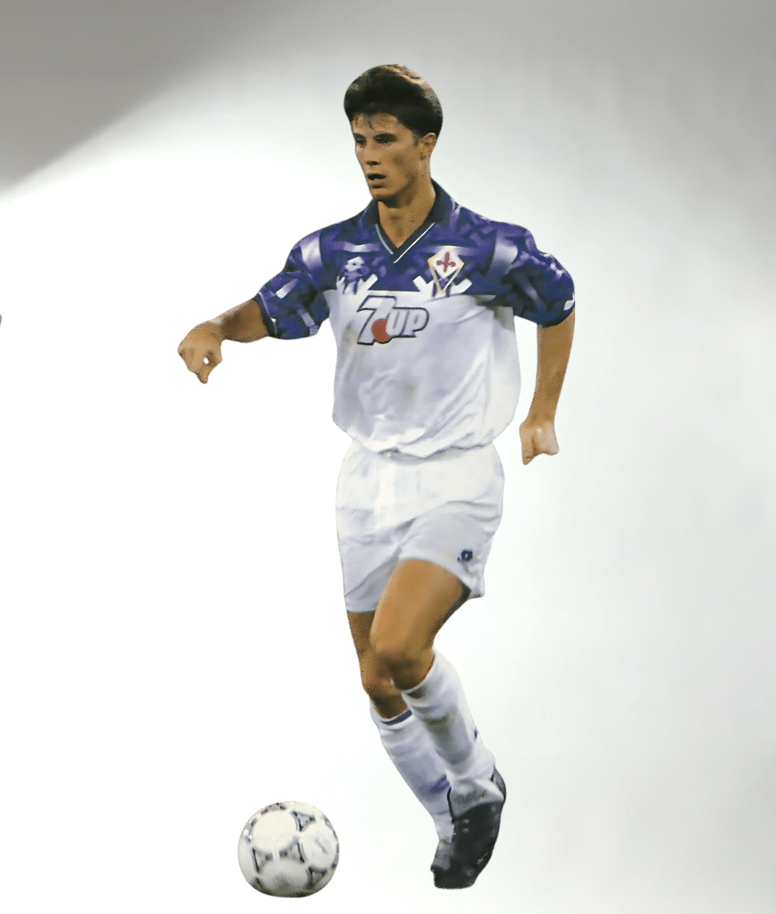 FIORENTINA 1992/93 HOME RETRO SHIRT-Shirt - False9Fits