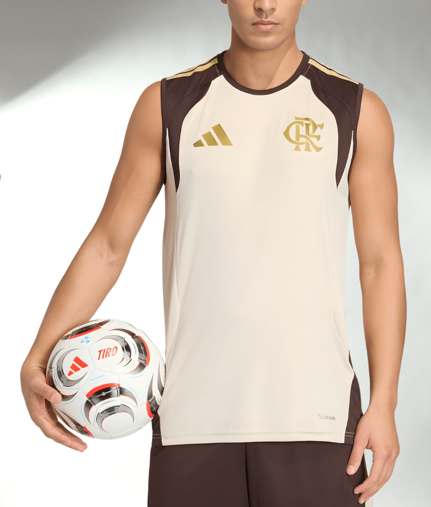 FLAMENGO 2025/26 CREAM VEST - Vest (Shirt) - False9Fits