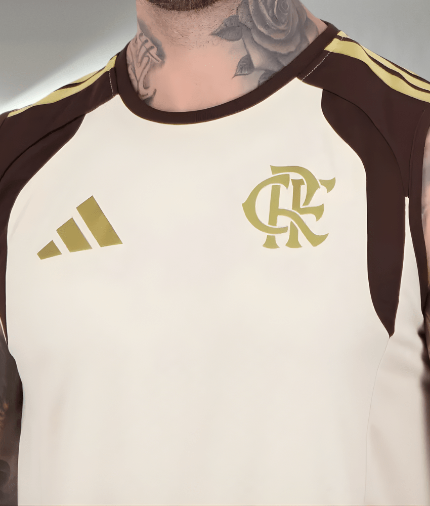 FLAMENGO 2025/26 CREAM VEST - Vest (Shirt) - False9Fits