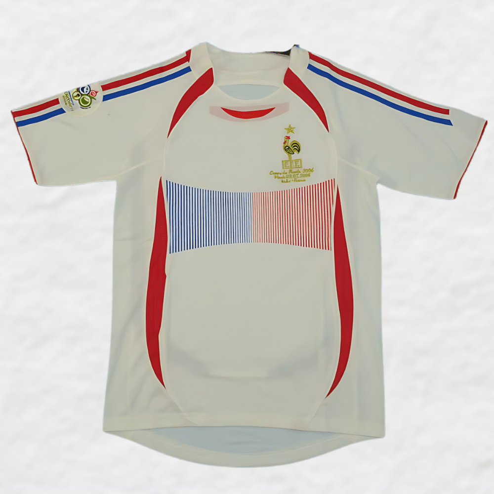 FRANCE 2006 AWAY RETRO SHIRT-Shirt - False9Fits