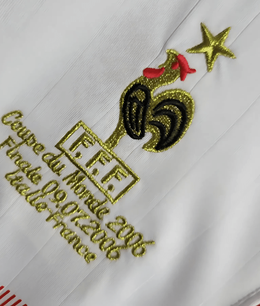 FRANCE 2006 AWAY RETRO SHIRT-Shirt - False9Fits