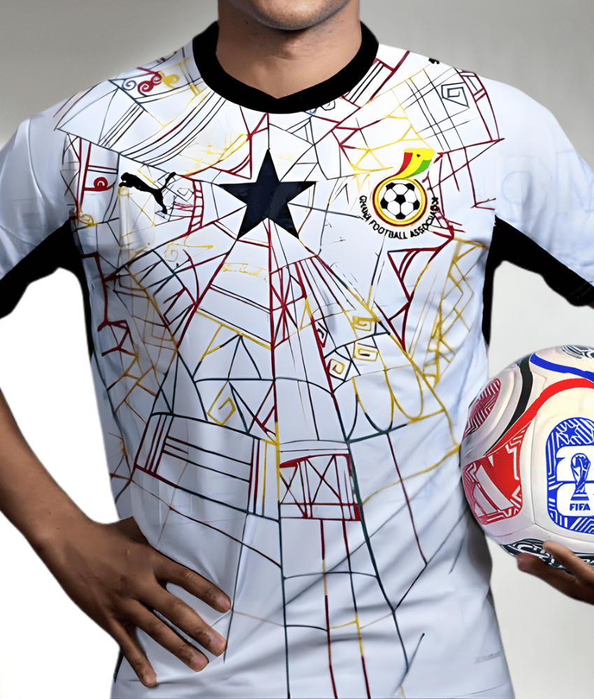 GHANA 2026 WORLD CUP HOME SHIRT-Shirt - False9Fits