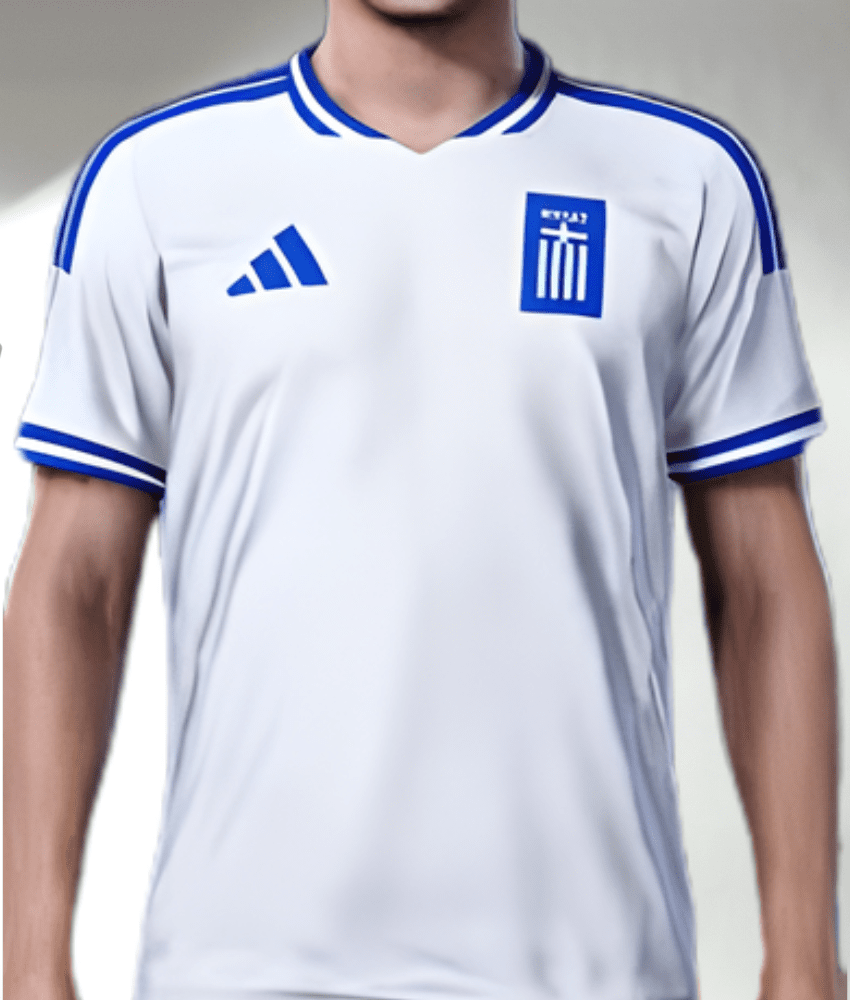 GREECE 2026 WORLD CUP HOME SHIRT-Shirt - False9Fits