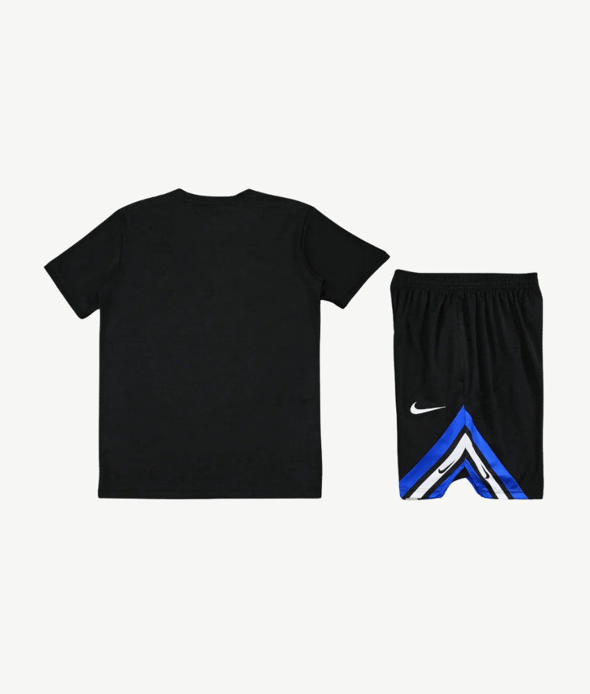 INTER MILAN 2025/26 BLACK 'OLD - SCHOOL' TRAINING SET-Shirt - False9Fits
