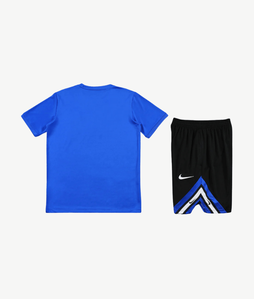 INTER MILAN 2025/26 BLUE 'OLD - SCHOOL' TRAINING SET-Shirt - False9Fits