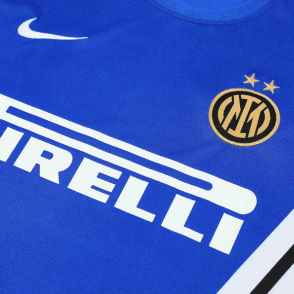 INTER MILAN 2025/26 BLUE 'OLD - SCHOOL' TRAINING SET-Shirt - False9Fits