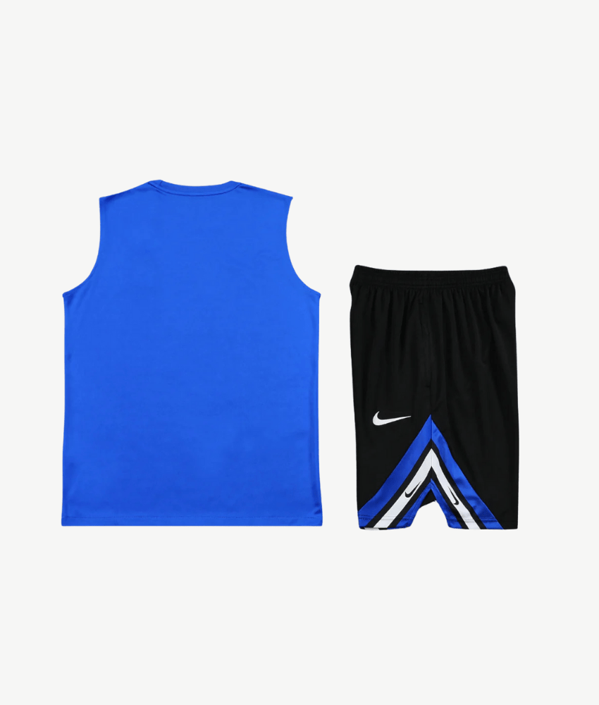 INTER MILAN 2025/26 BLUE 'OLD - SCHOOL' VEST SUMMER SET - Vest Set - False9Fits