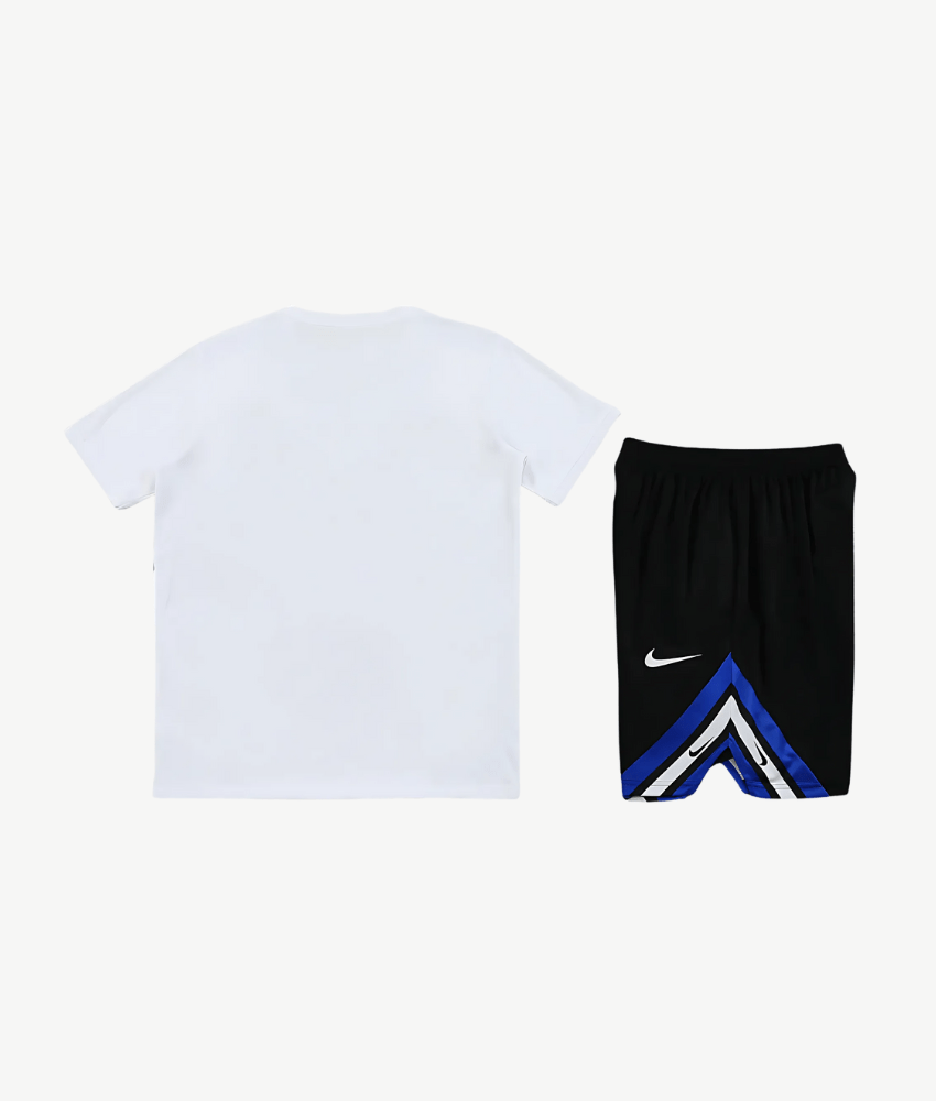 INTER MILAN 2025/26 WHITE 'OLD - SCHOOL' TRAINING SET-Shirt - False9Fits