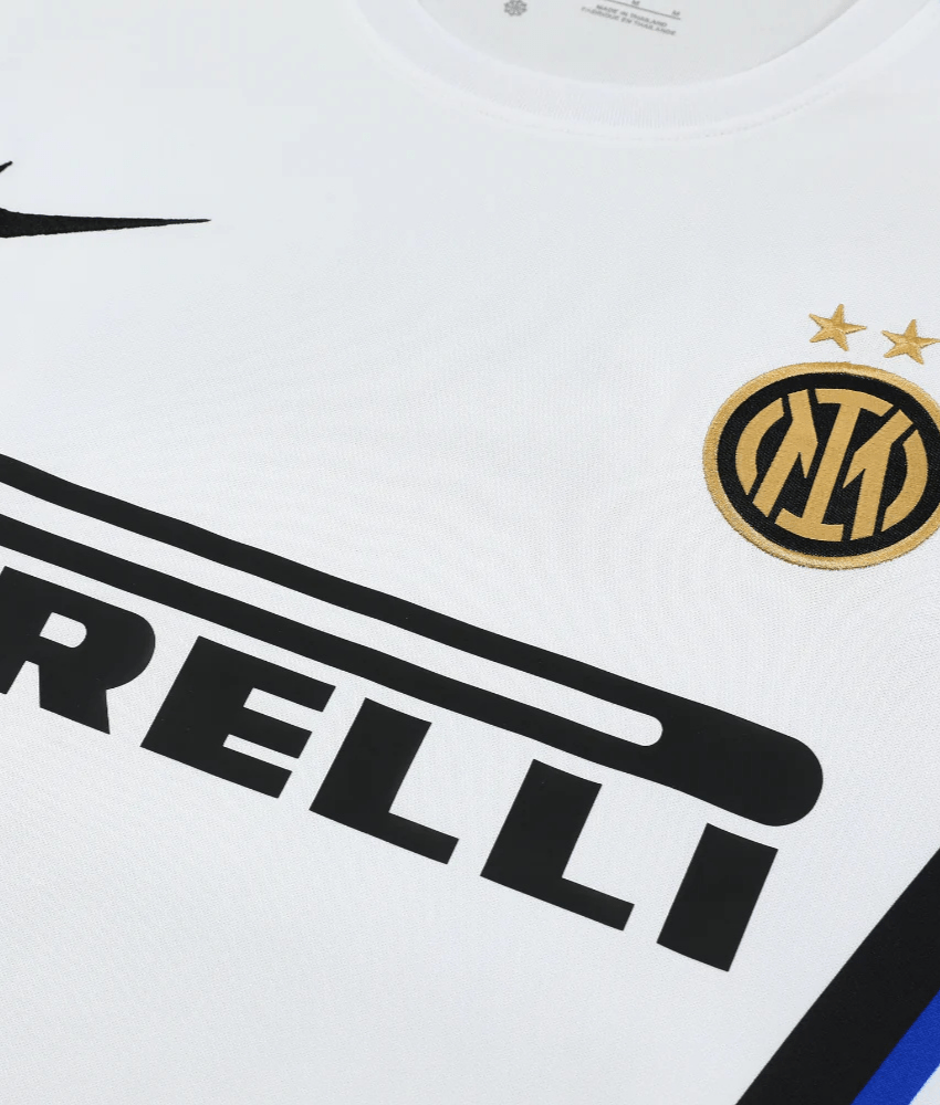 INTER MILAN 2025/26 WHITE 'OLD - SCHOOL' VEST SUMMER SET - Vest Set - False9Fits