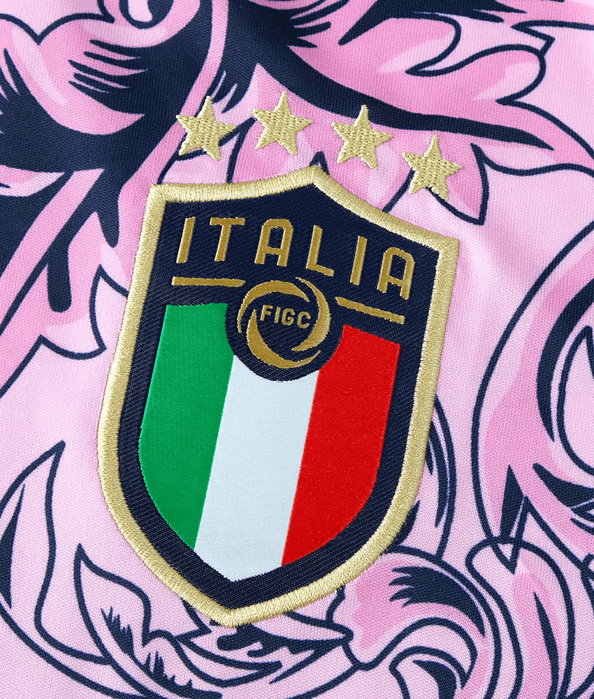 ITALY X VERSACE 2022 CONCEPT (PINK) HOME SHIRT-Shirt - False9Fits