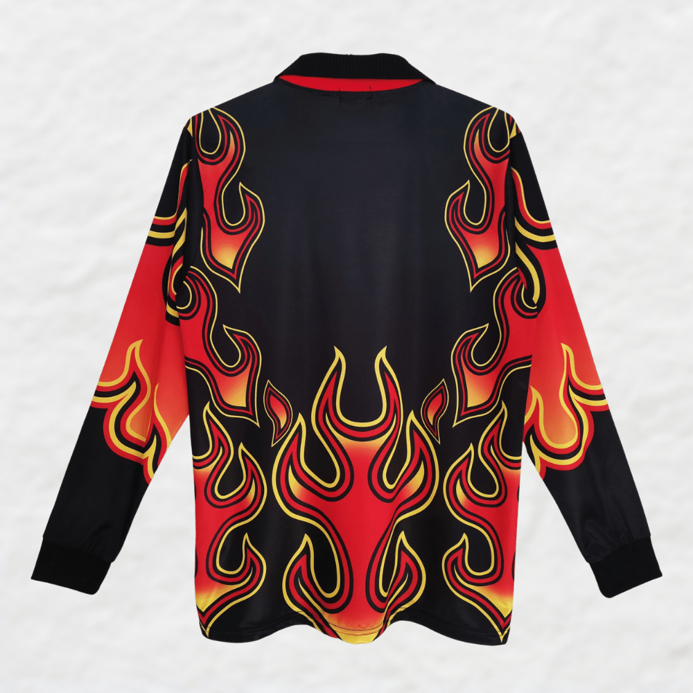 JAPAN 1998 LEGENDARY 'FLAME' RETRO GK SHIRT-Shirt - False9Fits