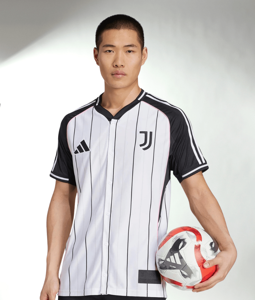 JUVENTUS 2025/26 RETRO BASEBALL SHIRT-Shirt - False9Fits