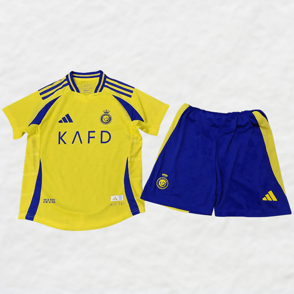 (KIDS) AL NASSR 2024/25 HOME KIT - Kids - False9Fits