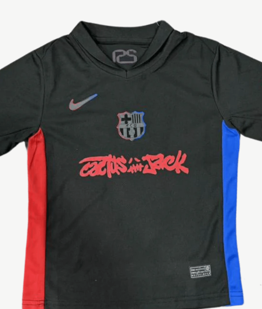 (KIDS) BARCELONA 2024/25 'CACTUS JACK' SPECIAL EDITION AWAY - Kids - False9Fits