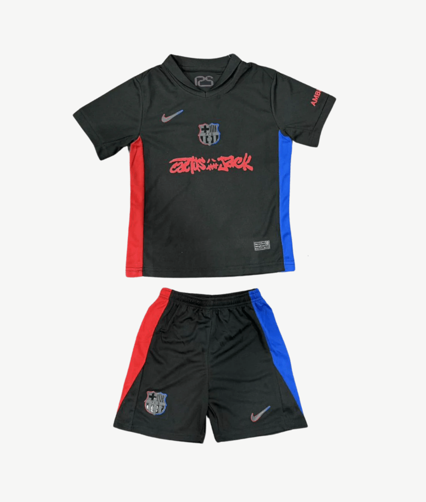 (KIDS) BARCELONA 2024/25 'CACTUS JACK' SPECIAL EDITION AWAY - Kids - False9Fits